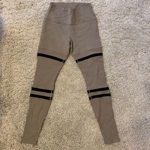 Alo yoga high-waist legit legging gravel / black